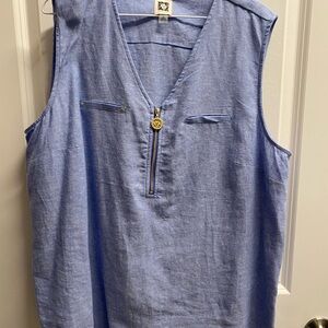 Ann Klein sleeveless tank.